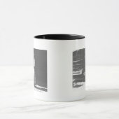 Mug Cowboy mangeant d'un beurre d'arachide Can. de (Centre)