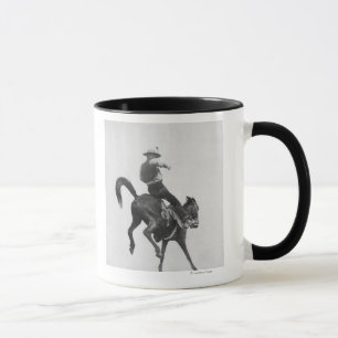 Mug Cowboy Ned Bronco de monte effarouché