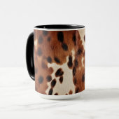 Mug Cowboy noir Brown occidental (Devant gauche)