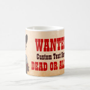 Mug Cowboy - Recherché mort ou vivant
