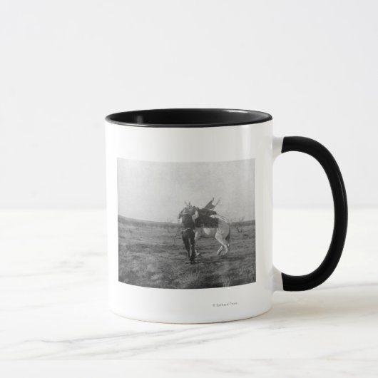 Mug Cowboy "Red Saunders" Saddle a Bronco (Droite)
