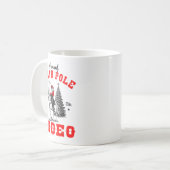 Mug Cowboy Santa Riding Reindeer North Le Rodeo Christ (Devant gauche)