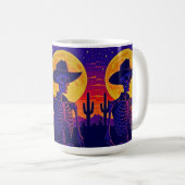 Mug Cowboy Skeleton Under the Desert Moon (Devant droit)