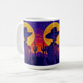 Mug Cowboy Skeleton Under the Desert Moon (Devant gauche)