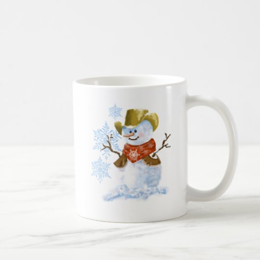 Mug Cowboy Snowman Christmas Coffee Cup (Droite)