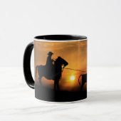 Mug Cowboy Steer Roping (Devant gauche)