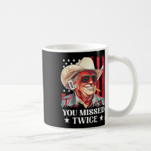 Mug Cowboy Trump de l'Ouest Vous l'avez raté deux fois