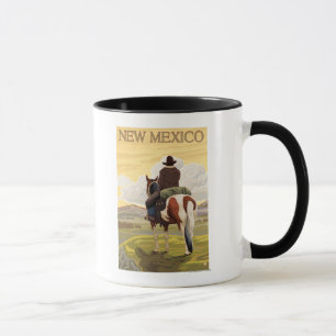 Mug Cowboy (vue de dos) Nouveau Mexique