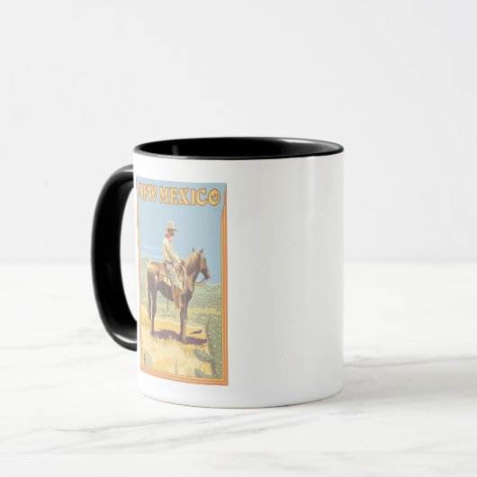 Mug Cowboy (Vue latérale)Nouveau-Mexique (Devant gauche)