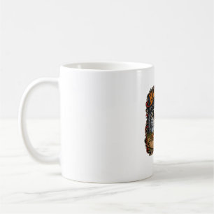 Mug Cowboy Yorkie Cimetière Poules Halloween