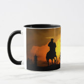 Mug Cowboys et Steers Sunset sud-ouest (Gauche)