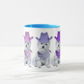 Mug Cowboys Westie Alignés (Centre)