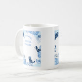 Mug cowgirl côtière bleue (Devant gauche)
