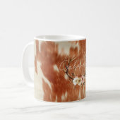 Mug Cowgirl Cowhal Floral Deer Antlers (Devant gauche)