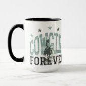 Mug Cowgirl Forever Western Trendy (Gauche)
