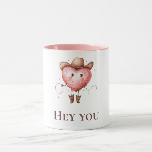 Mug Cowgirl Heart Hey Vous Citez (Centre)