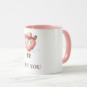 Mug Cowgirl Heart Hey Vous Citez (Devant droit)