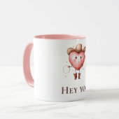 Mug Cowgirl Heart Hey Vous Citez (Devant gauche)