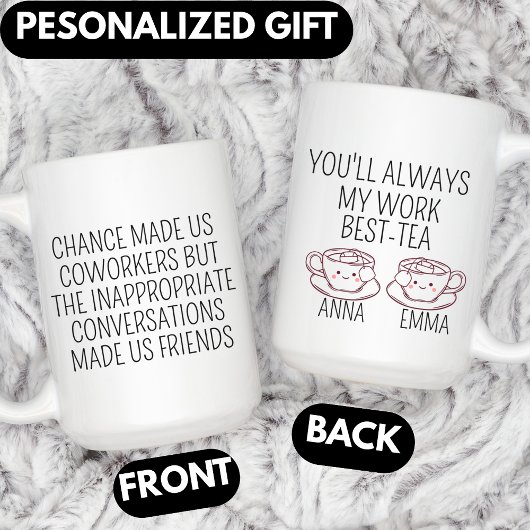 Mug Coworker Farewell Gift, Personalized Leaving