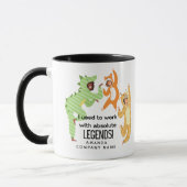 Mug Coworker - I work with absolute legends! Leaving  (Gauche)