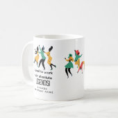 Mug Coworker - Je travaille avec des légendes absolues (Devant gauche)