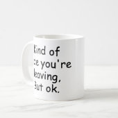 Mug Coworker Quitte L'Idée Cadeau Avec Dit Drôle (Devant gauche)