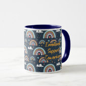 Mug Coworker Support Emotionnel. Cadeau Coworker (Devant droit)