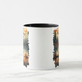 Mug Coyote au reflet de Sunrise Lake (Centre)