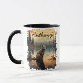 Mug Coyote au reflet de Sunrise Lake (Gauche)
