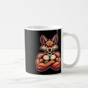 Mug Coyote Flexing Muscles Van Lover Bodybuilding Gym
