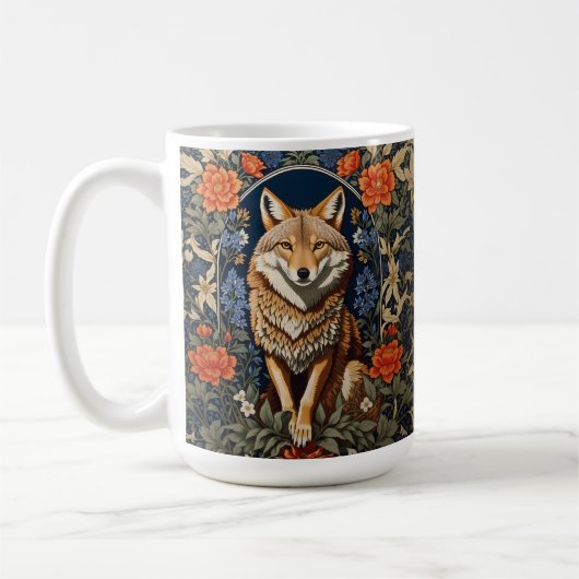 Mug Coyote William Morris inspiré (Gauche)