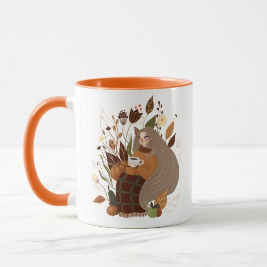 Mug Cozy Autumn Girl (Gauche)