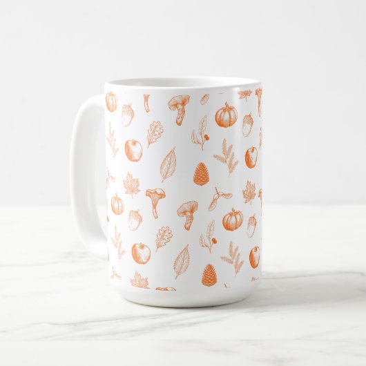 Mug Cozy Autumn Pattern (Devant gauche)