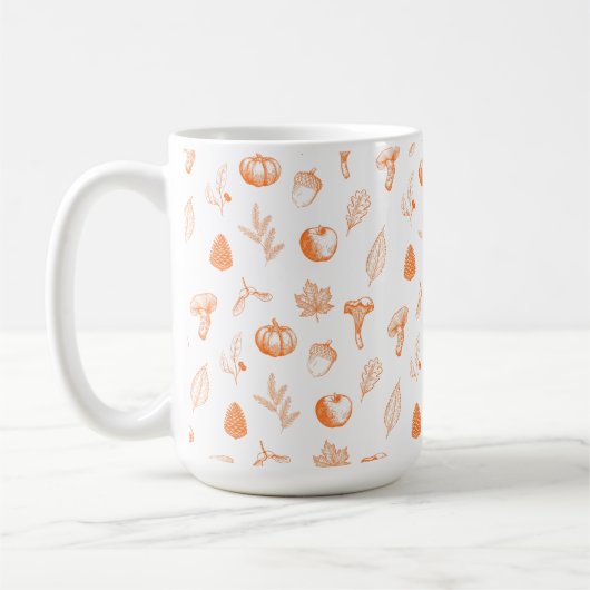 Mug Cozy Autumn Pattern (Gauche)
