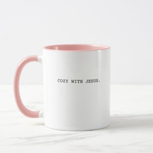 Mug Cozy Avec Jésus (Gauche)