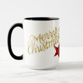 Mug Cozy Christmas t tshirt with Santa Claus Design (Gauche)