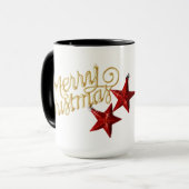 Mug Cozy Christmas t tshirt with Santa Claus Design (Devant gauche)