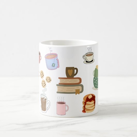 Mug Cozy & Coffee Treats Illustrated Collection (Centre)