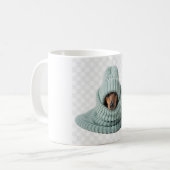 Mug Cozy Dachshund in a Scarf and Beanie (Devant gauche)