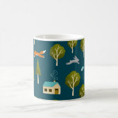Mug Cozy Forest Cabin and Animals Notebook (Centre)
