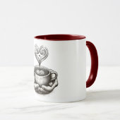 ☕ Mug Cozy Mains & Cœur ☕ (Devant droit)