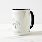 Mug Cozy Minimal Winter Aesthetic Pattern (Devant droit)
