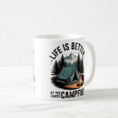 Mug Cozy Nature Adventure Camping Campfire Mountain  (Devant droit)