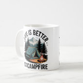 Mug Cozy Nature Adventure Camping Campfire Mountain  (Devant gauche)