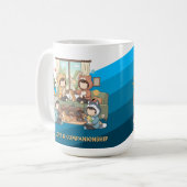 Mug Cozy Pet Friends Chibi Anime Art (Devant gauche)