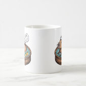 Mug Cozy Pixel Art Zen Capybara Hot Spring (Centre)
