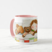 Mug COZY QUILT Combinaison Rose (Devant gauche)