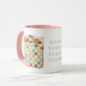 Mug COZY QUILT Combinaison Rose (Devant gauche)