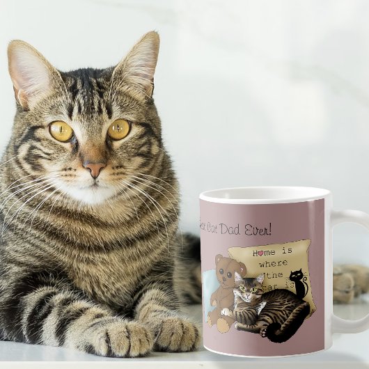 Mug Cozy Tabby Rose Fête des Pères