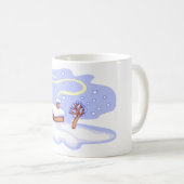 Mug Cozy Winter Cabin in Snow Frosty Landscape (Devant droit)
